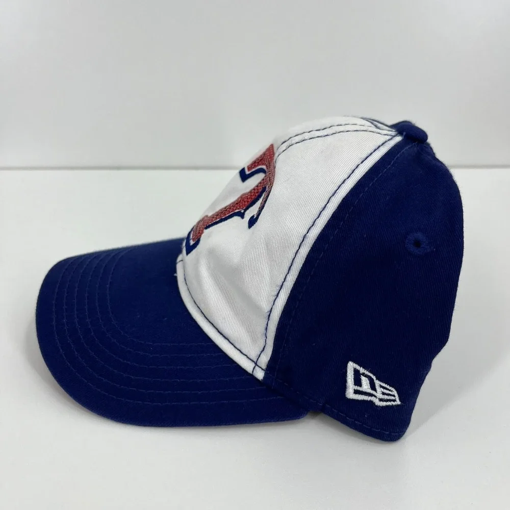 New Era 9TWENTY Texas Rangers Kids Sequin Logo Adjustable Hat Blue White